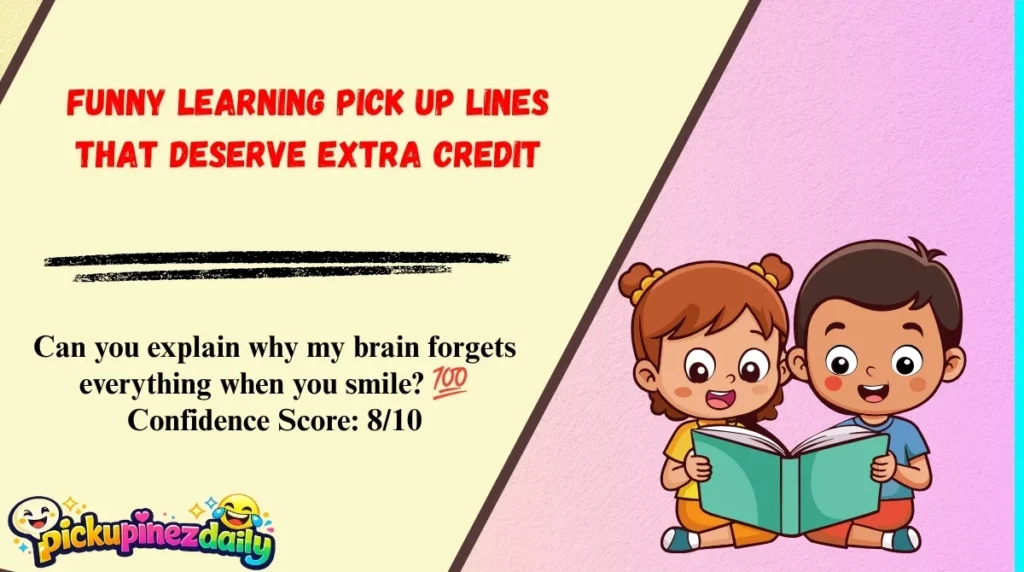 Funny Learning Pick Up Lines That Deserve Extra Credit
