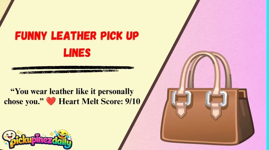 Funny Leather Pick Up Lines