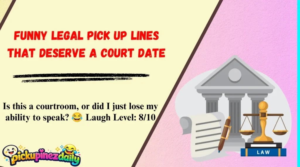 Funny Legal Pick Up Lines That Deserve a Court Date