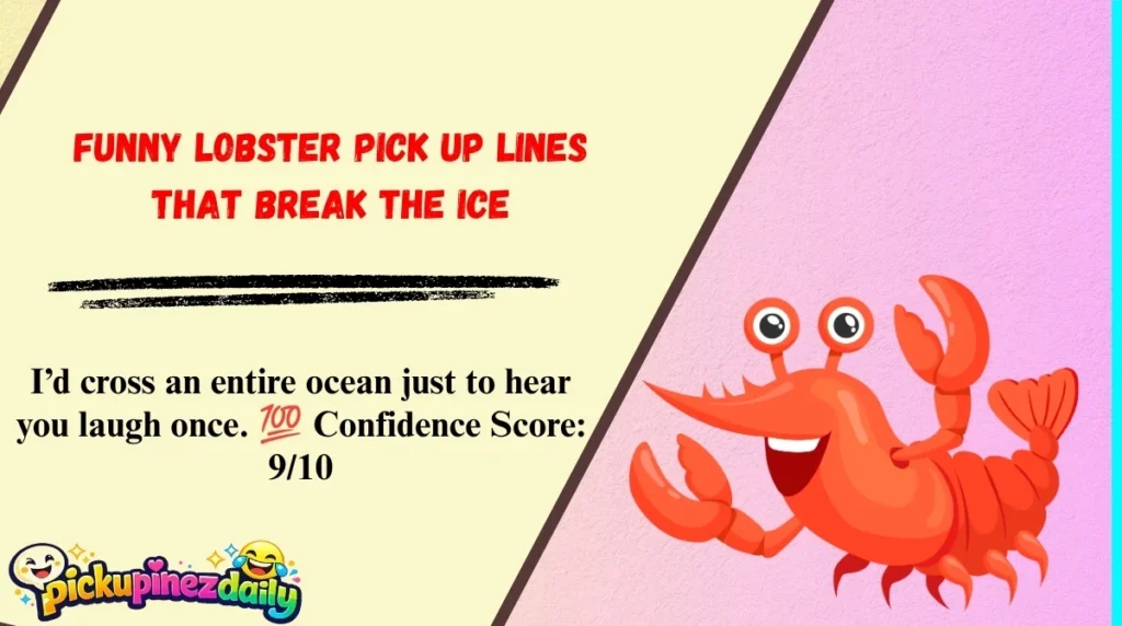 Funny Lobster Pick Up Lines That Break the Ice
