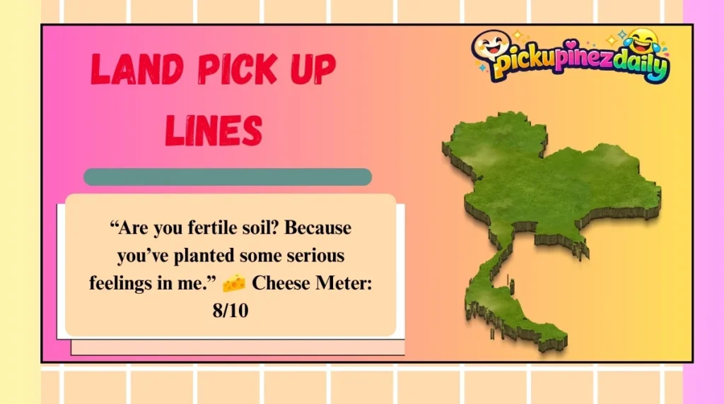 Land Pick Up Lines