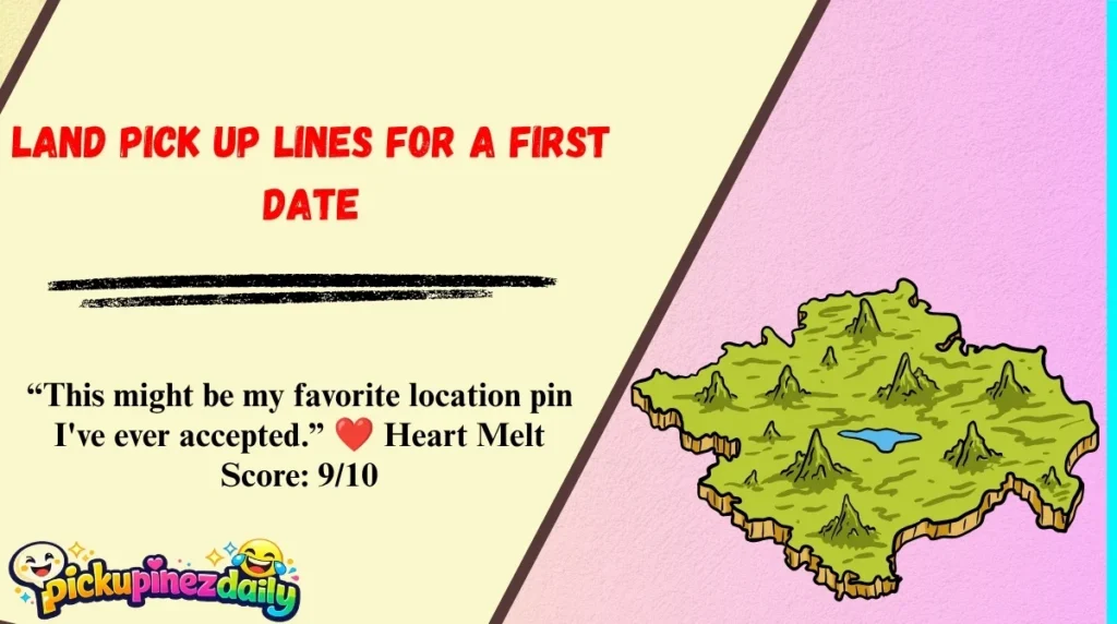 Land Pick Up Lines for a First Date