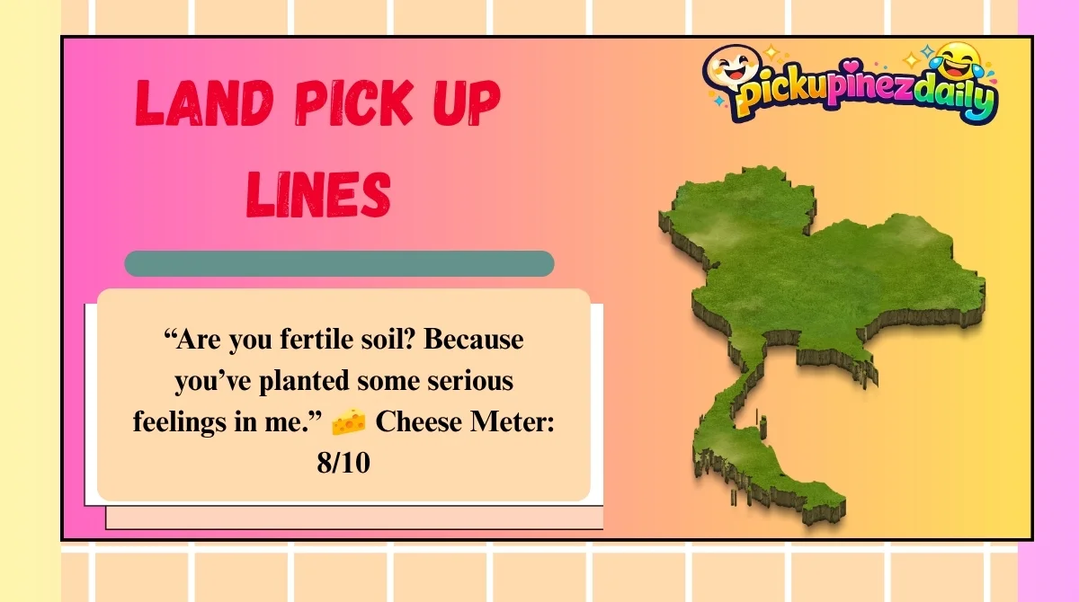 Land Pick Up Lines