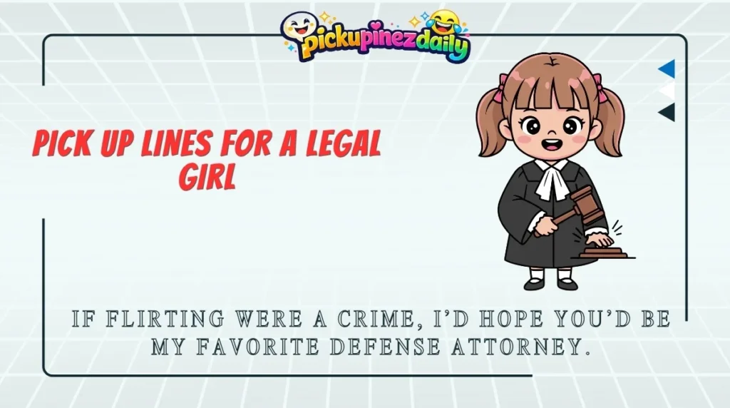 Pick Up Lines for a Legal Girl