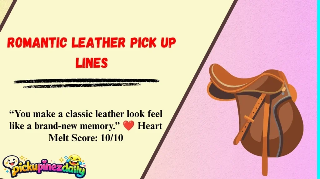 Romantic Leather Pick Up Lines