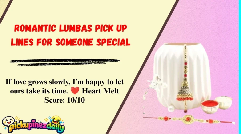 Romantic Lumbas Pick Up Lines for Someone Special