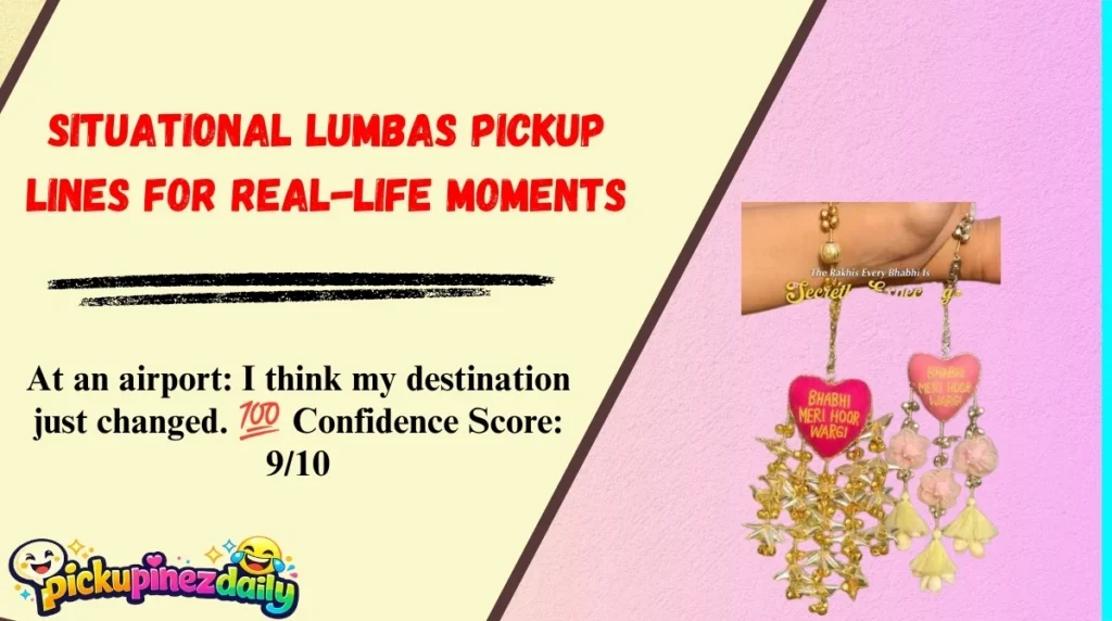 Situational Lumbas Pickup Lines for Real-Life Moments