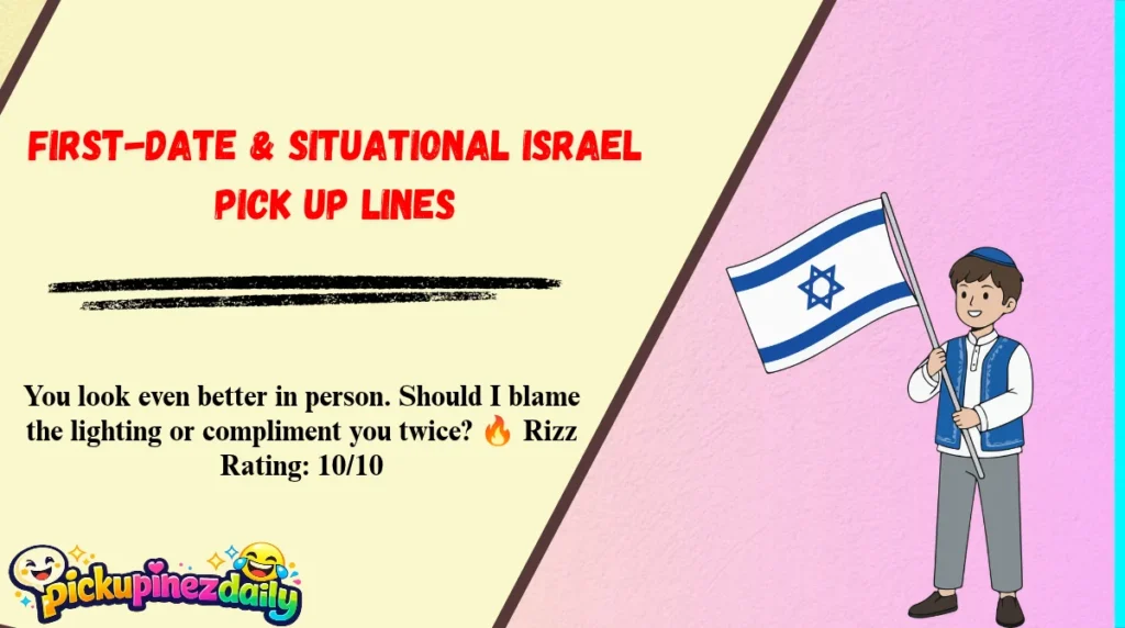 First-Date & Situational Israel Pick Up Lines