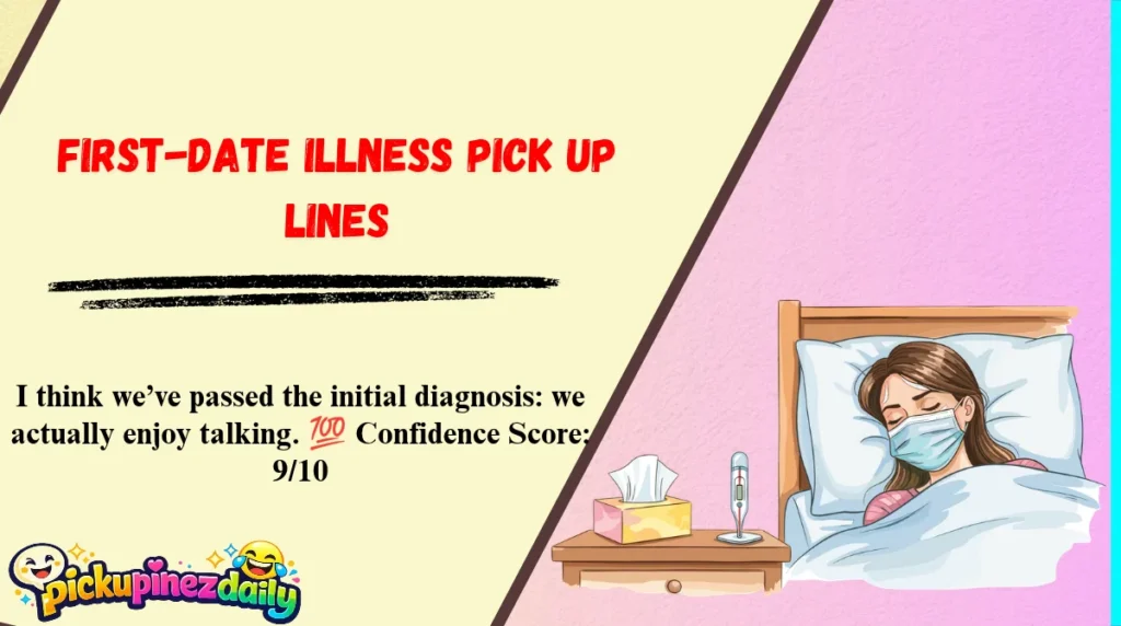 First-Date Illness Pick Up Lines