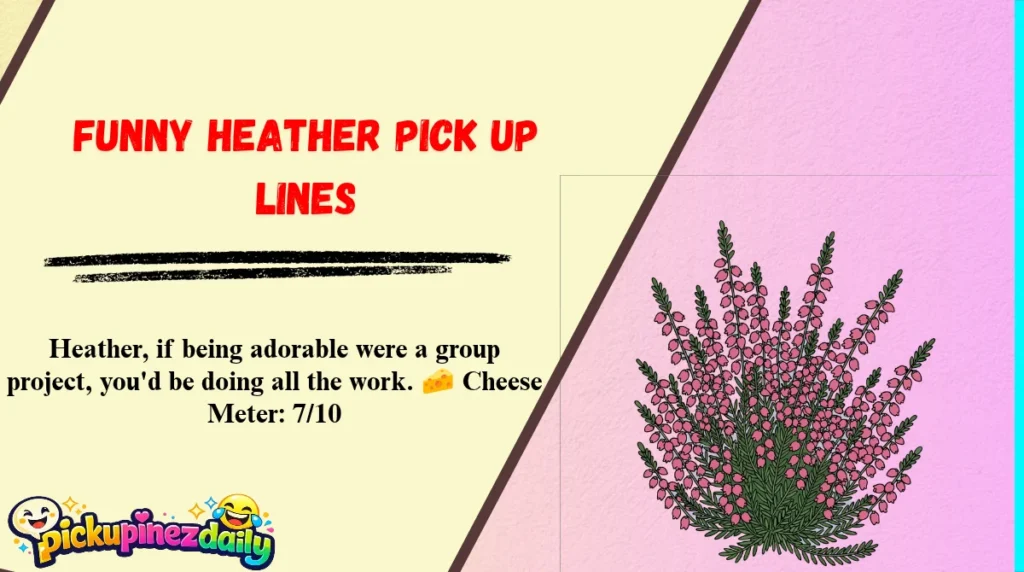 Funny Heather Pick Up Lines
