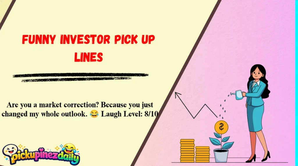 Funny Investor Pick Up Lines