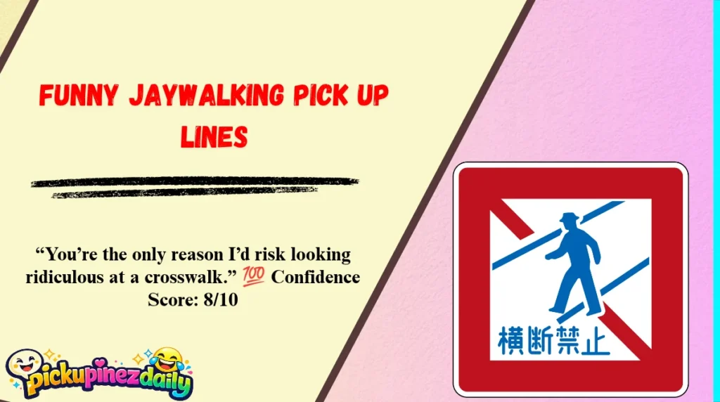 Funny Jaywalking Pick Up Lines