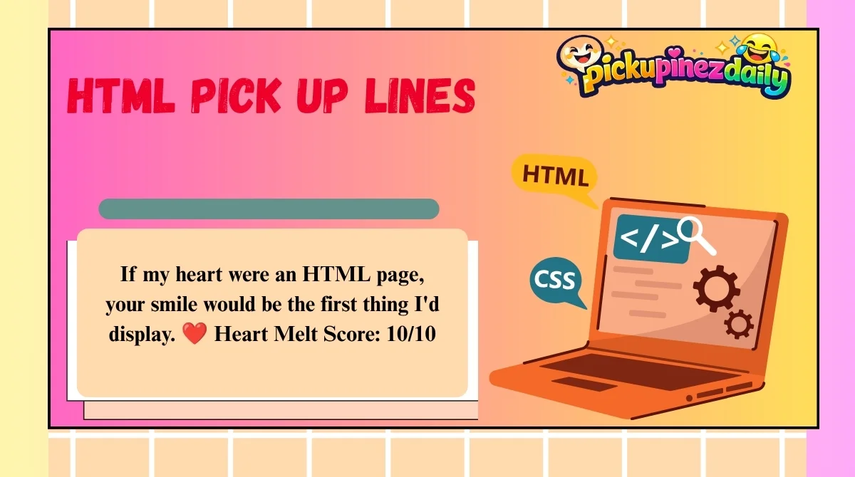 HTML Pick Up Lines
