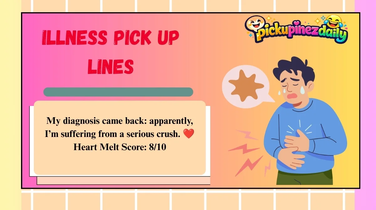 Illness Pick Up Lines