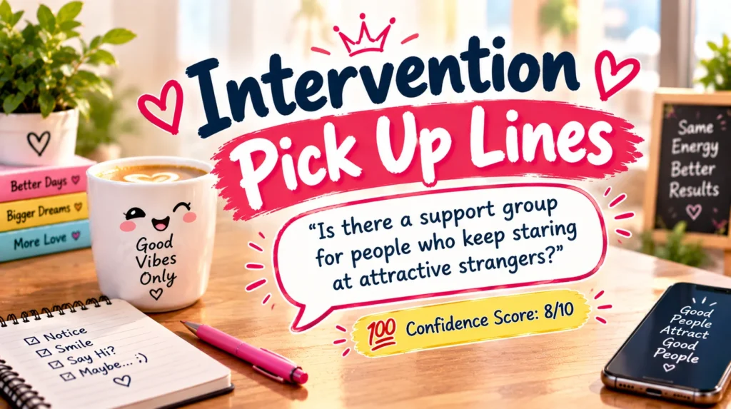 Intervention Pick Up Lines