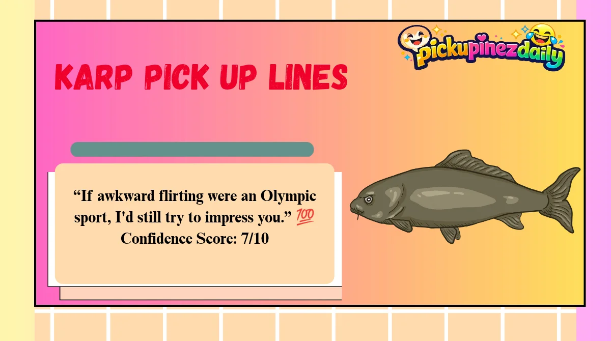 Karp Pick Up Lines