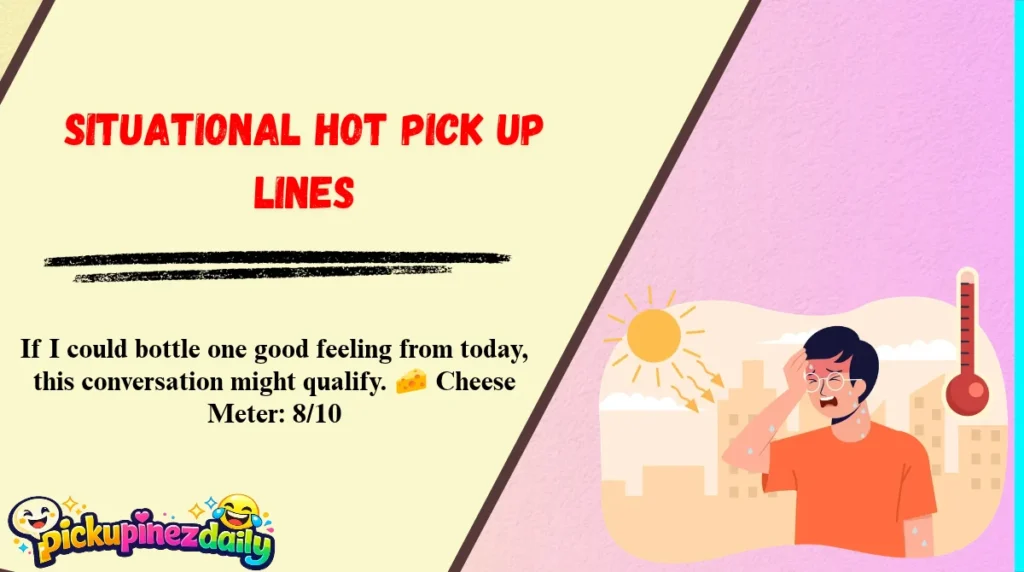 Situational Hot Pick Up Lines