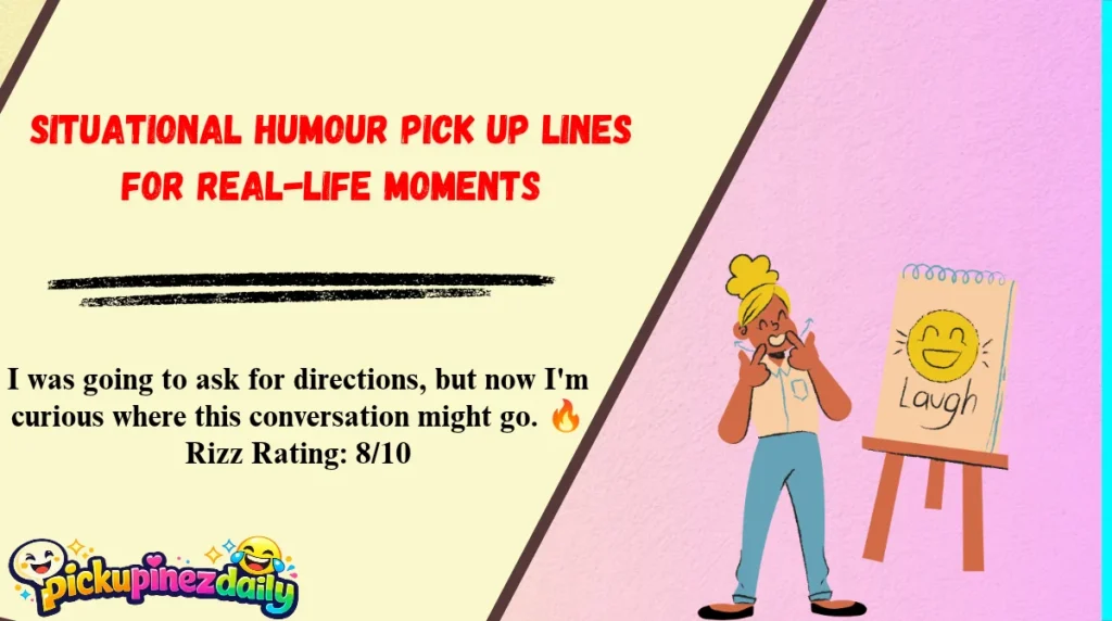 Situational Humour Pick Up Lines for Real-Life Moments