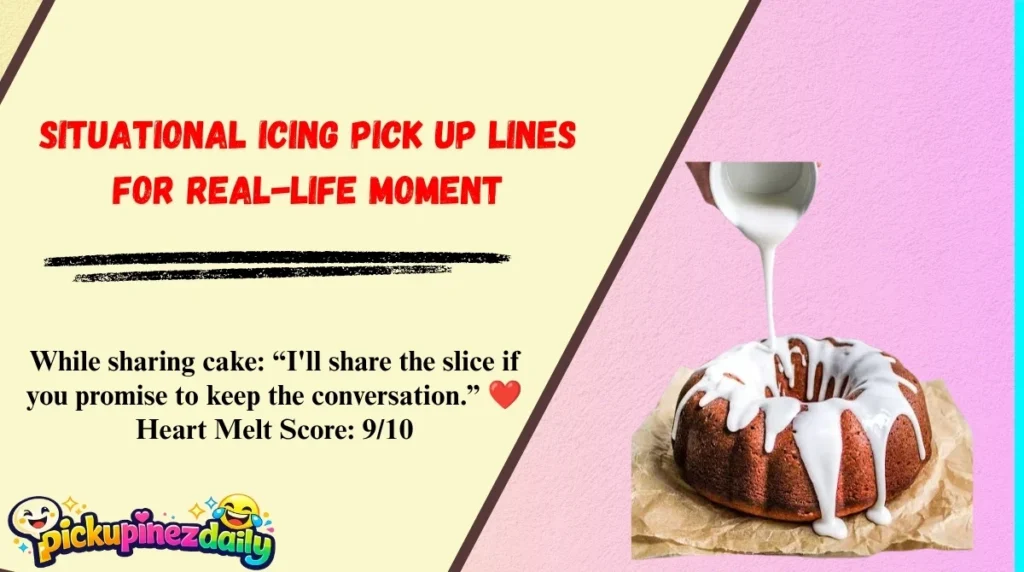 Situational Icing Pick Up Lines for Real-Life Moments