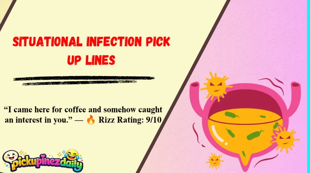 Situational Infection Pick Up Lines