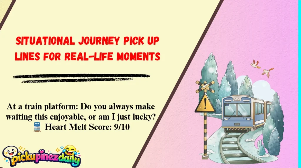 Situational Journey Pick Up Lines for Real-Life Moments