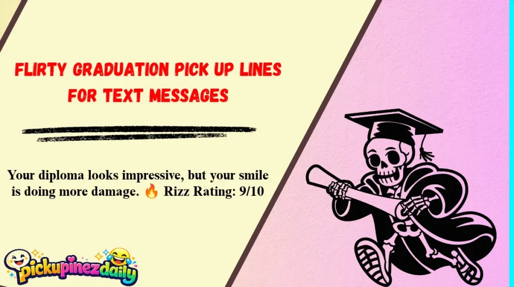 Flirty Graduation Pick Up Lines for Text Messages