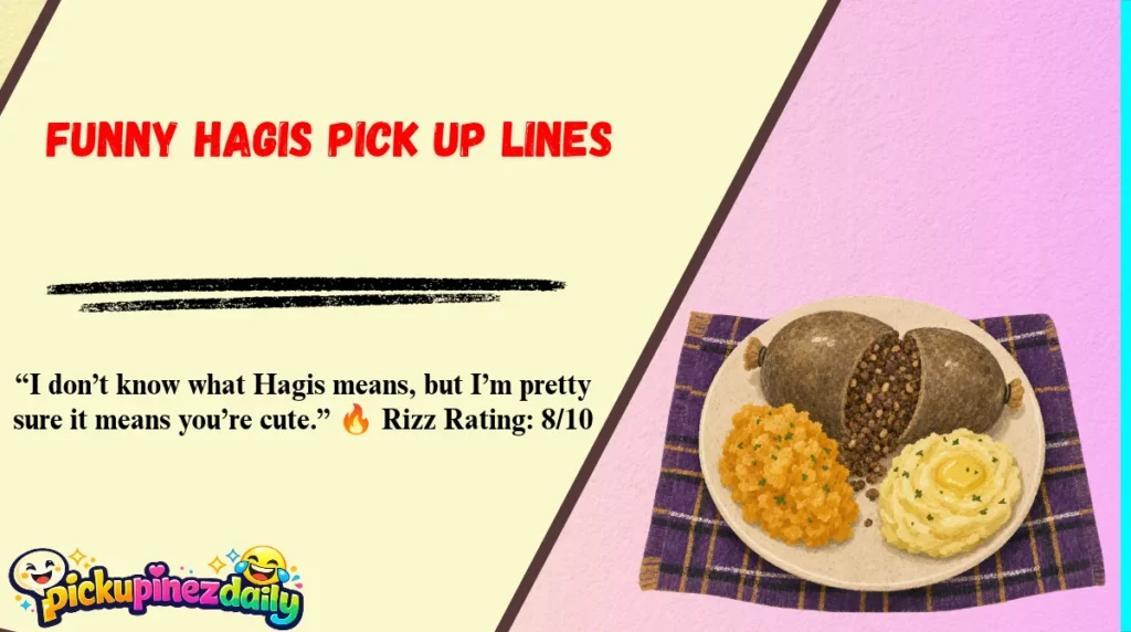 Funny Hagis Pick Up Lines
