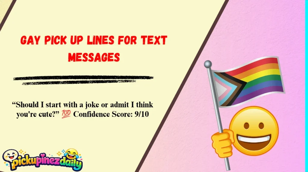 Gay Pick Up Lines for Text Messages