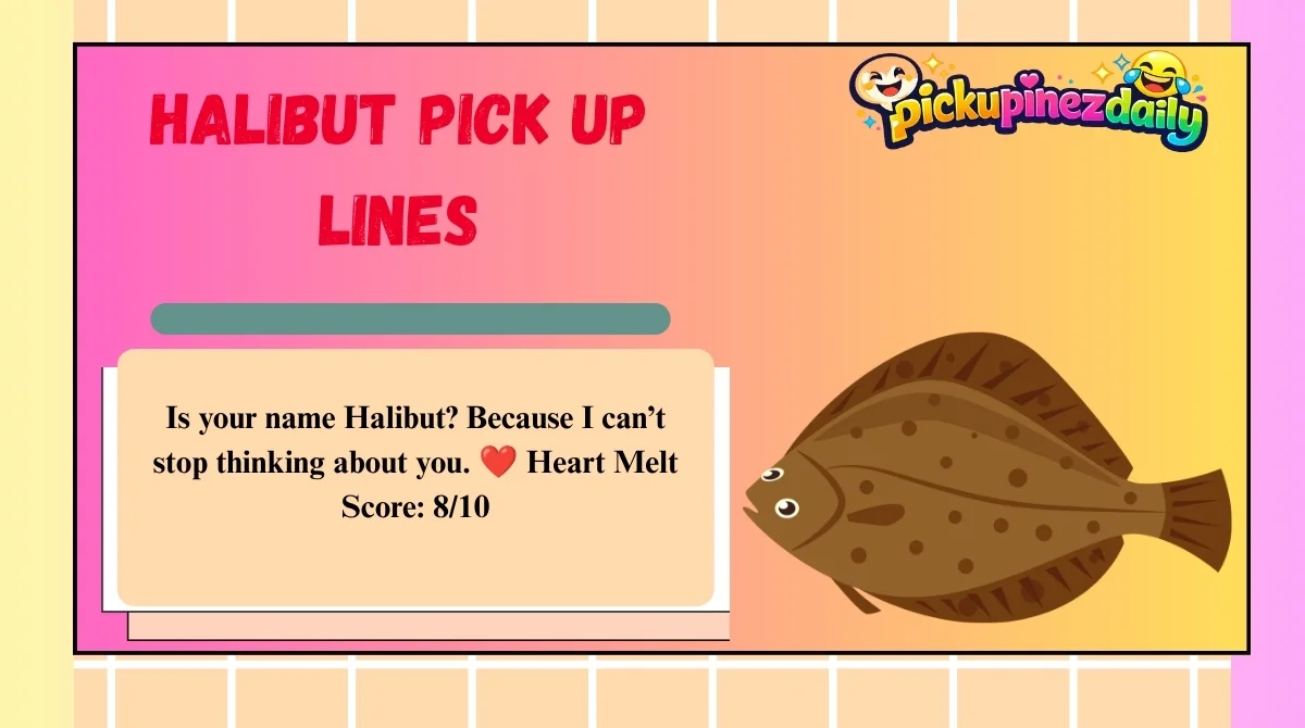 Halibut Pick Up Lines