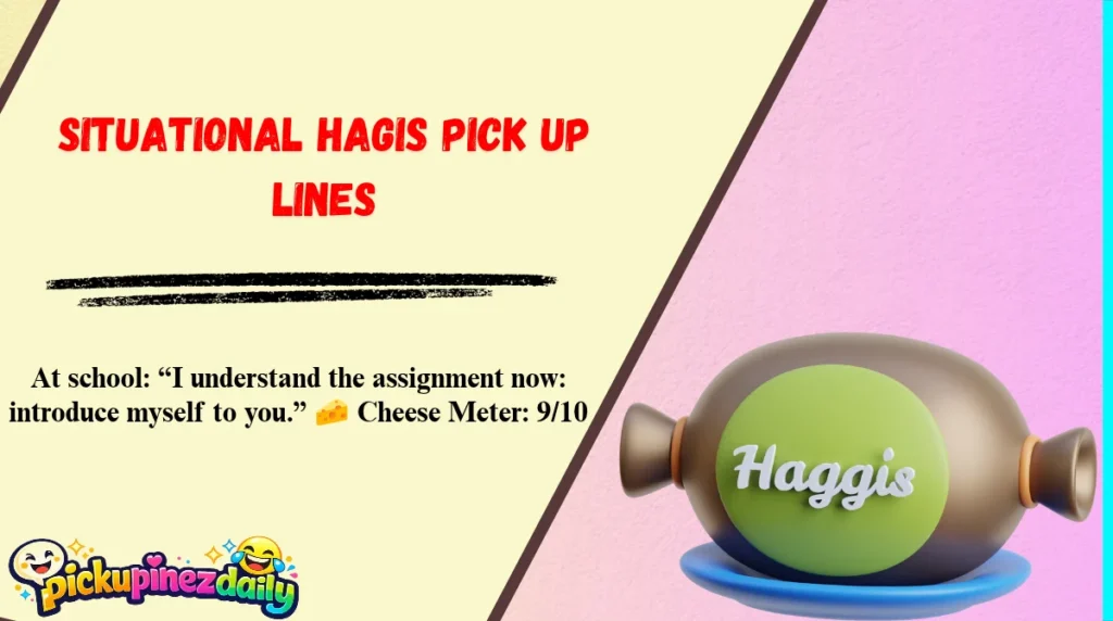 Situational Hagis Pick Up Lines